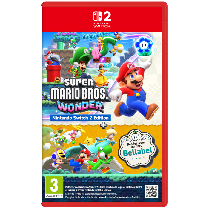 Super Mario Bros. Wonder + Rendez-vous au parc Bellabel - Nintendo Switch 2 Edition • Jeu Nintendo Switch 2