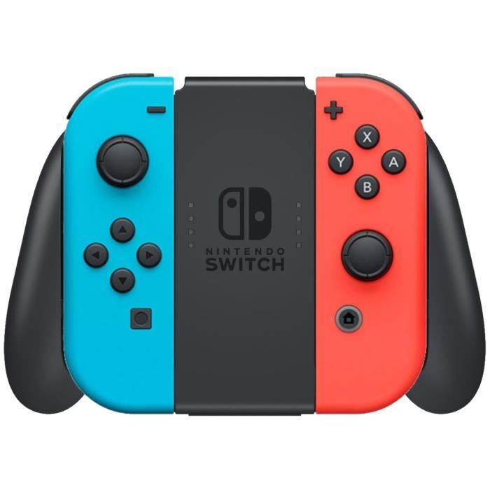 Console Nintendo Switch ï Bleu NÈon & Rouge NÈon + Nintendo Switch Sports (PrÈ-installÈ) + 12 mois d'abonnement NSO (Code)