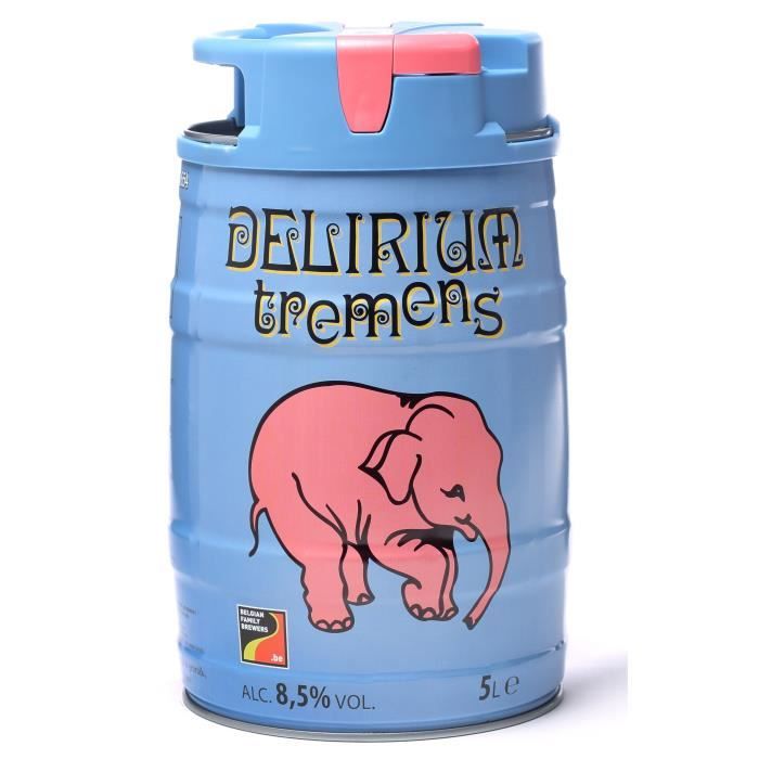 Fût de Biere Delirium Tremens - Mini Fût 5L - 8,5°