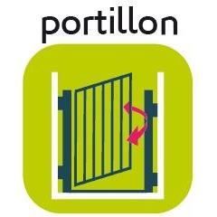 Barriere de sÈcuritÈ Enfant SOFIA - 73 a 81 cm - Portillon - Gris Alu - NORDLINGER PRO