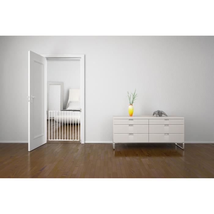 NORDLINGER PRO Barriere de sÈcuritÈ Enfant VICTORIA - 64 a 113 cm - Blanc - Pivotante - Ouverture facile
