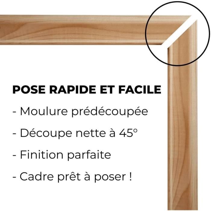 Kit moulures de porte - NORDLINGER PRO - FSC 100% - AdaptÈ aux portes de 83 cm