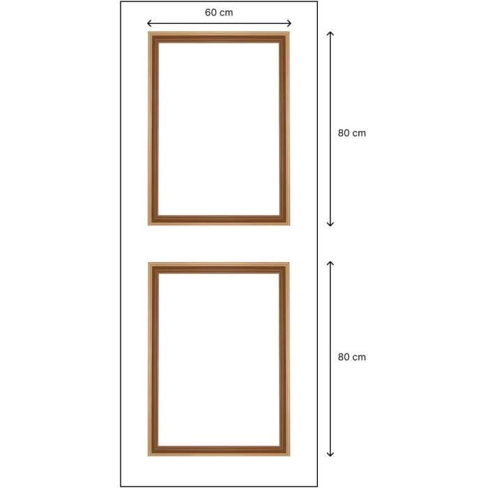 Kit moulures de porte - NORDLINGER PRO - FSC 100% - AdaptÈ aux portes de 83 cm