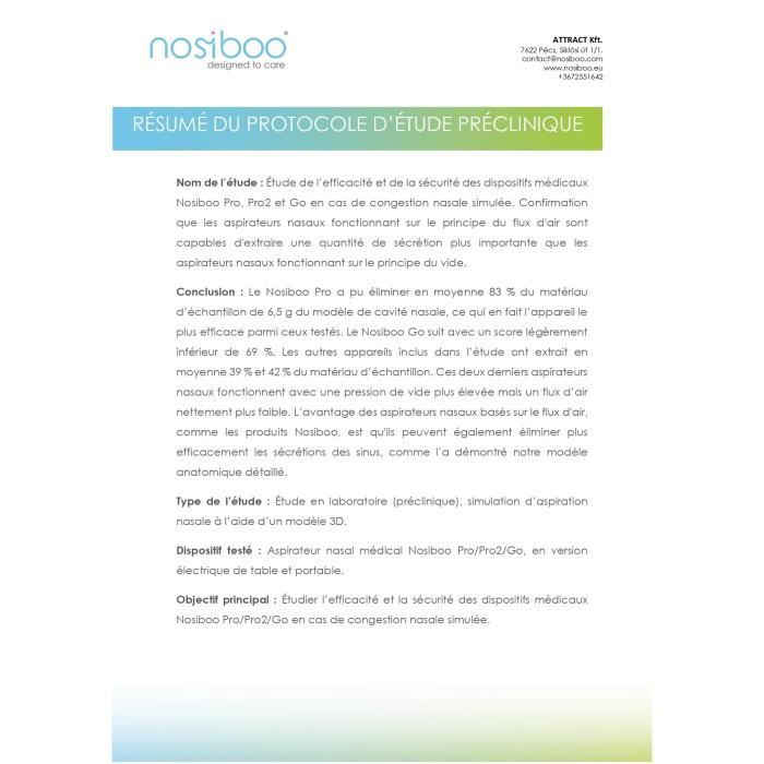 NOSIBOO - Go mouche bébé portable électrique