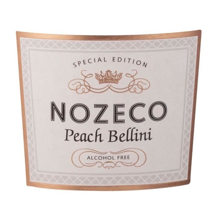 Nozeco - Peach Bellini - Boisson gazeuse desalcolisée