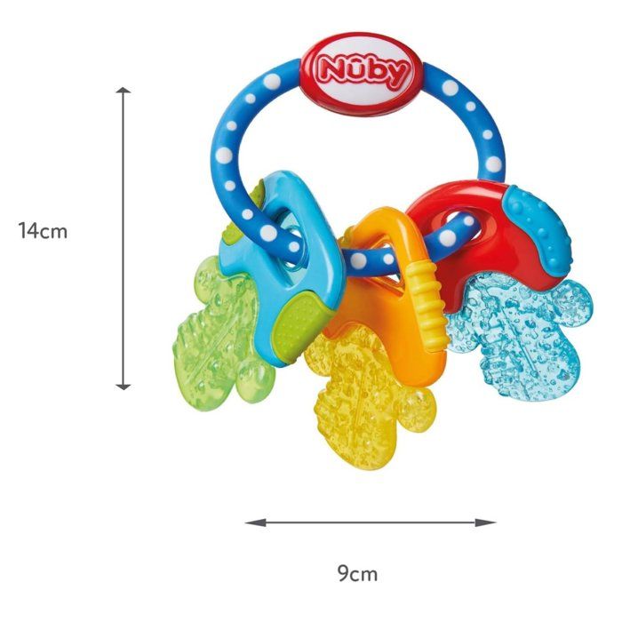Anneau de dentition - NUBY - IcyBite - Gel réfrigérant - Des 3 mois