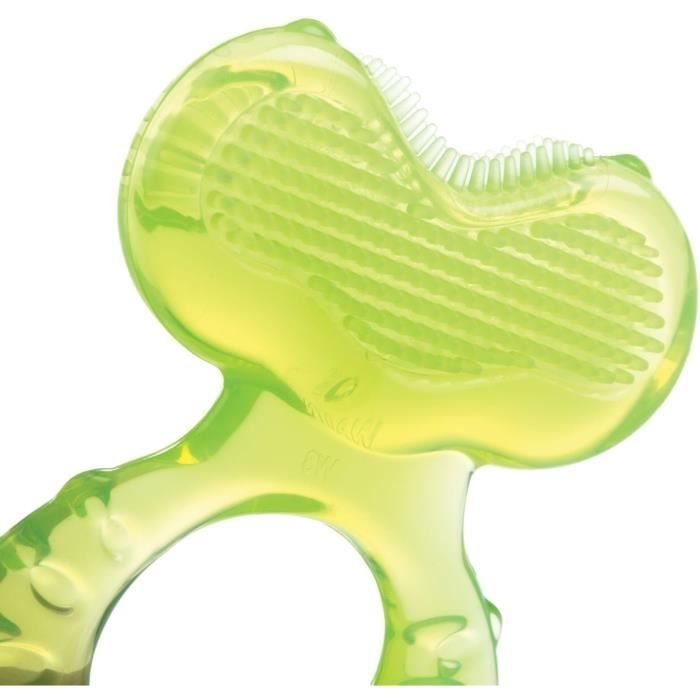 Lot de 3 anneaux de dentition - NUBY - Sans BPA - Des 3 mois
