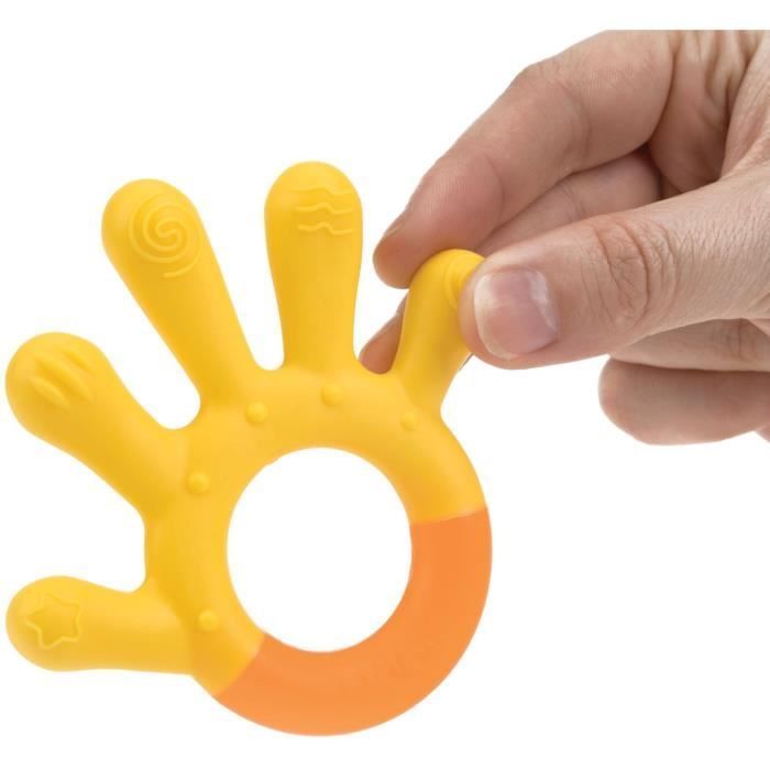 Lot de 3 anneaux de dentition - NUBY - Sans BPA - Des 3 mois