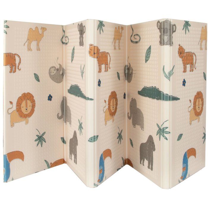Tapis d'Éveil Réversible - NUBY - 200 x 150 x 1 cm - Léger et pliable - Safari - Des la naissance