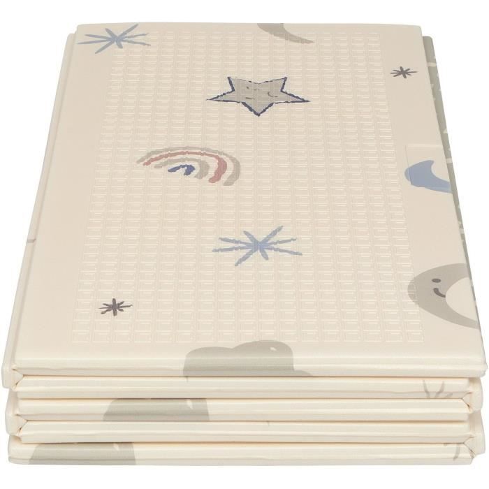 Tapis d'Éveil Réversible - NUBY - 200 x 150 x 1 cm - Arc-en-Ciel