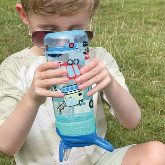 Lot de 2 gourdes - NUBY - Super Quench - 540 ml - Bleu