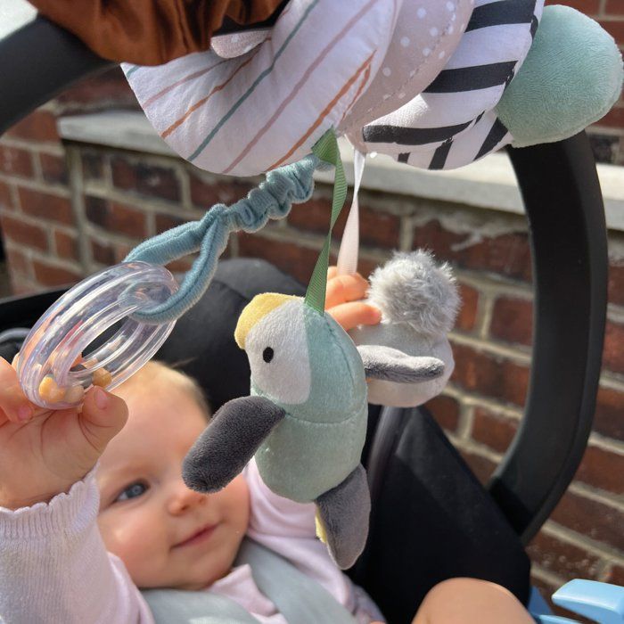Spirale d'activités - NUBY - Jouet interactif pour poussette - Peut etre attacher sur une poussette ou un siege-auto ou un lit