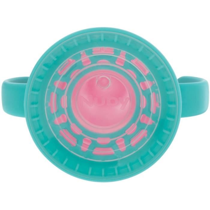 Lot de 2 tasses 360° avec poignées - NUBY - Fille