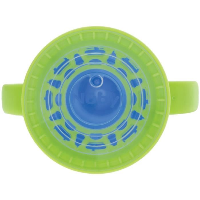 Lot de 2 tasses 360° avec poignées - NUBY - Garçon