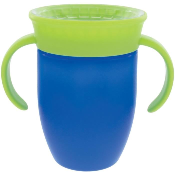 Lot de 2 tasses 360° avec poignées - NUBY - Garçon