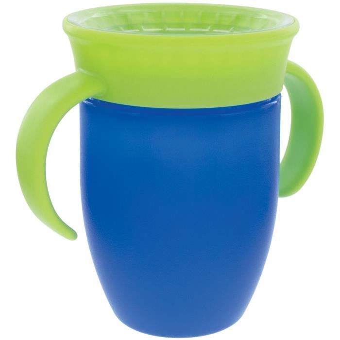 Lot de 2 tasses 360° avec poignées - NUBY - Garçon
