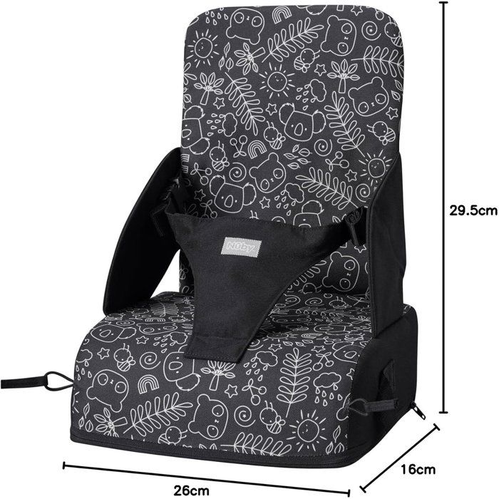 Siege réhausseur enfants - NUBY - Panda - Pliable - Mousse - Imperméable - Des 6 mois