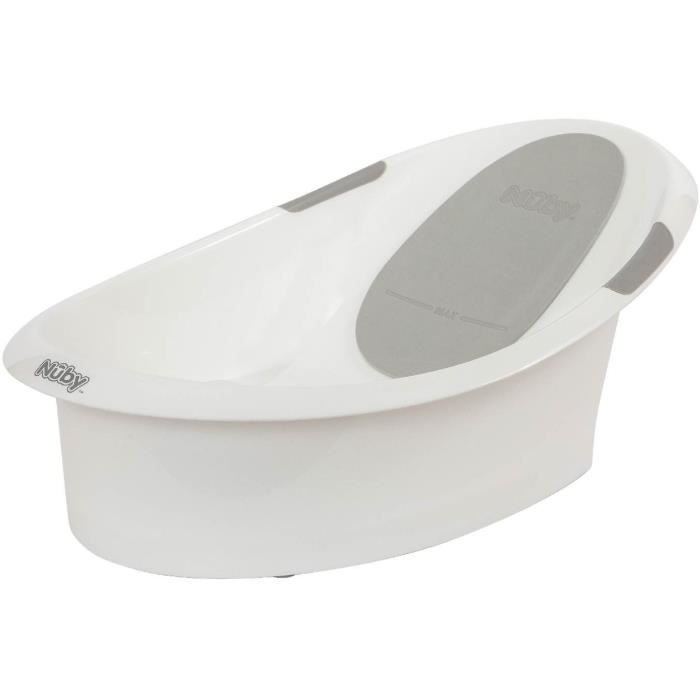 Baignoire bébé - NUBY - Dr.Talbot's - Des la Naissance - Support antidérapant intégré - Appui-tete souple
