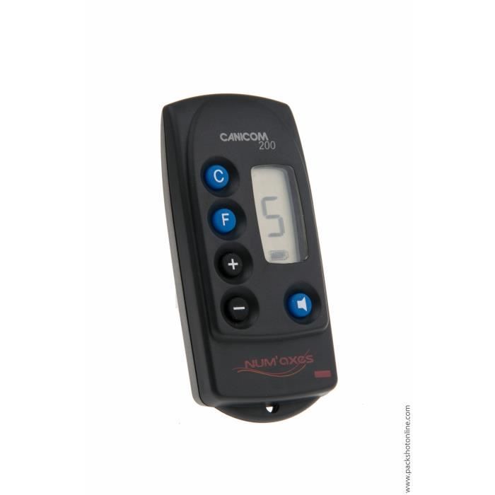 Collier de dressage CANICOM 200 - Portée 200 metres - Pour 1 chien - NUM'AXES