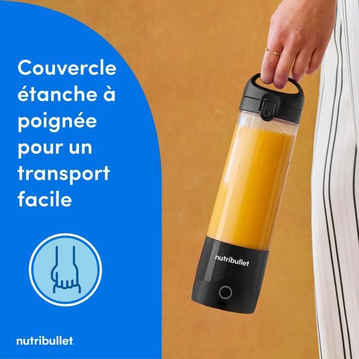 Blender portable - NUTRIBULLET - NBP003B - 100 W - 475 ml - Sans BPA - Noir