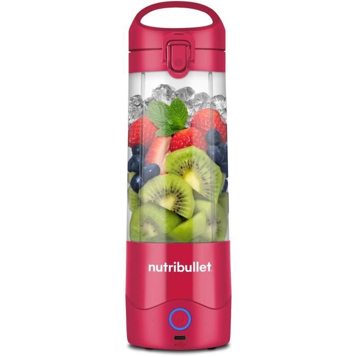 Blender portable - NUTRIBULLET - NBP003MA - 100 W - Tasse 475 ml - Sans BPA - Magenta
