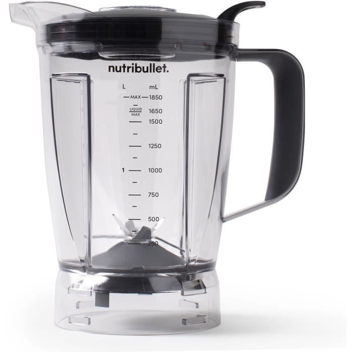 Blender - NUTRIBULLET - NBF500DG - Acier inoxydable - 1.65L - 1200 Watt - Noir