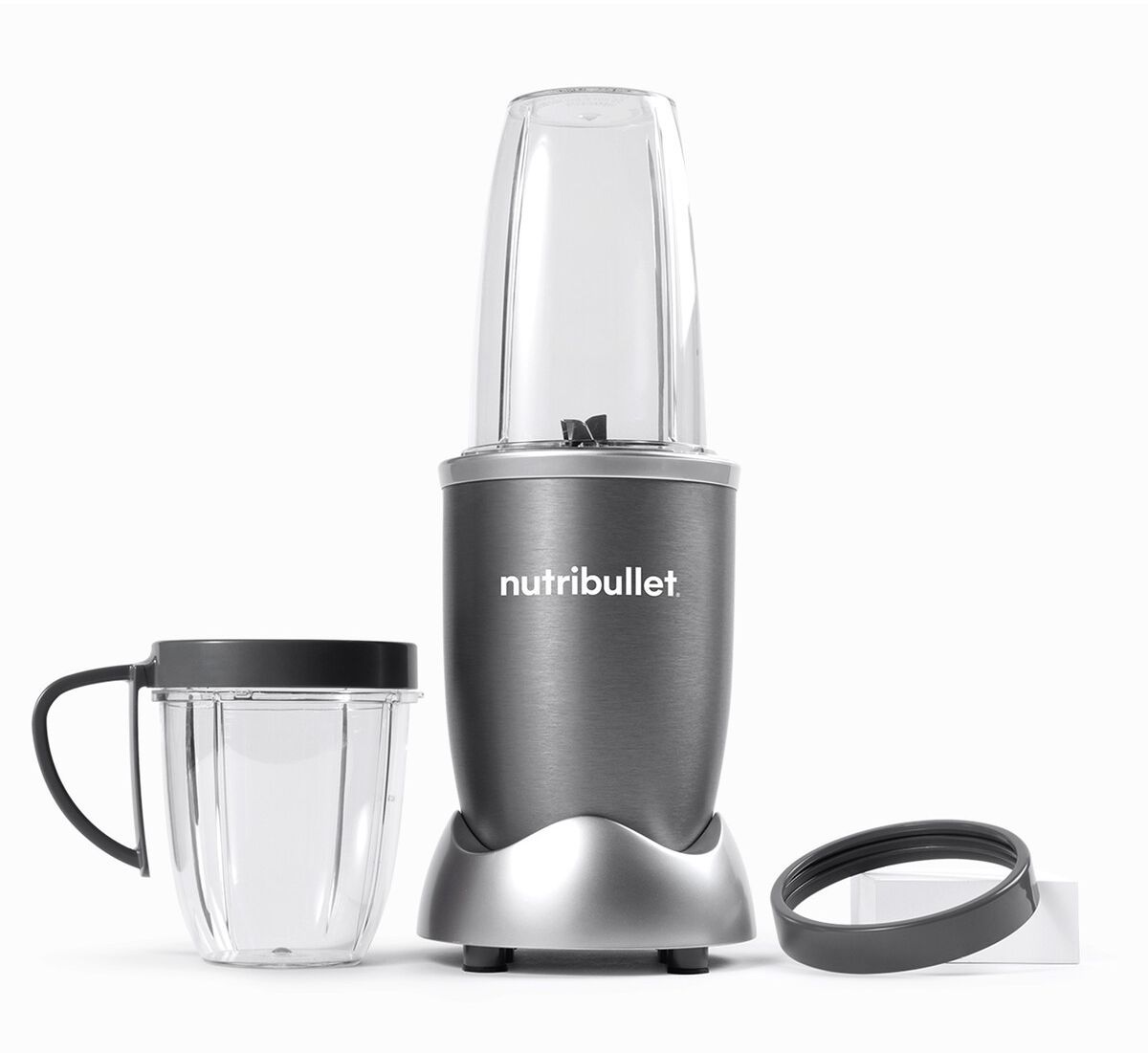 Blender - NUTRIBULLET Original 600 - NB606DG - 600 W - 2 tasses incluses 700 ml et 500 ml - Gris - Sans BPA