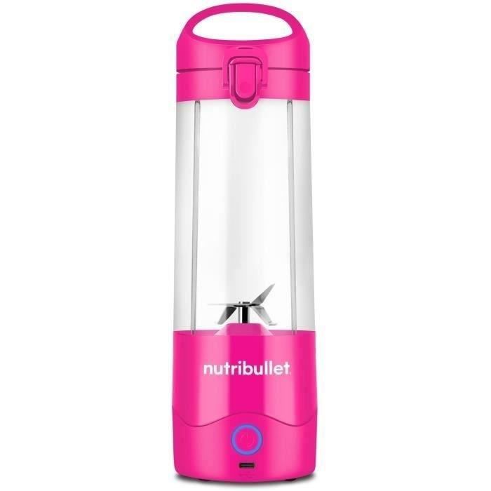 Blender portable - NutriBullet - NBP003BP - 70W - 0.475L - Rose - 1 gourde incluse
