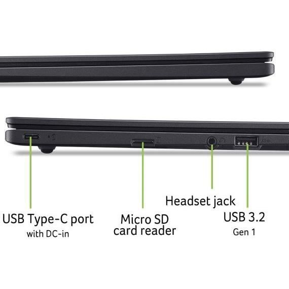 PC Portable Acer - Chromebook CBOA314-1H-C286 - Chrome OS - 14 FHD - Intel Celeron N4500 - RAM 4Go - 128 Go eMMC - AZERTY