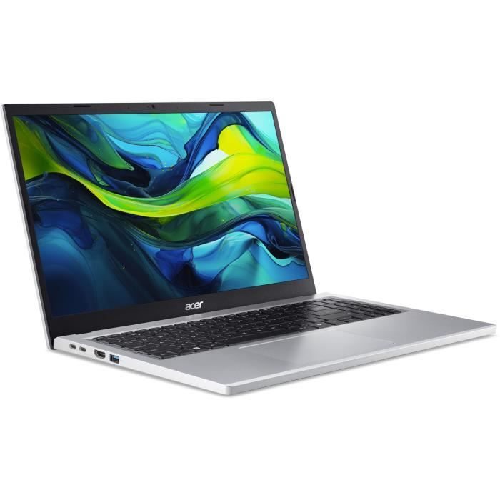 PC Portable ACER Aspire Go 15 : Win 11 - 15.6'' FHD - Intel Core 3 N355 - RAM 8Go - 512Go SSD