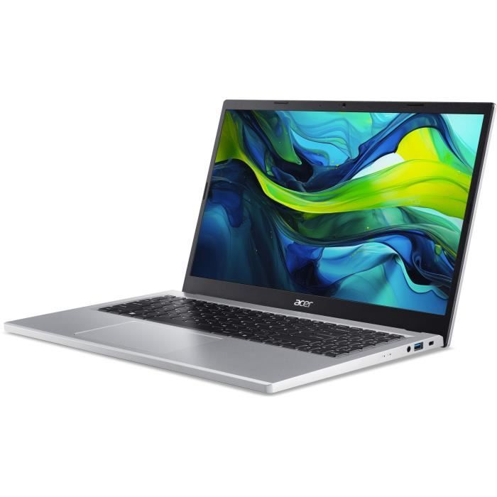 PC Portable ACER Aspire Go 15 : Win 11 - 15.6'' FHD - Intel Core 3 N355 - RAM 8Go - 512Go SSD