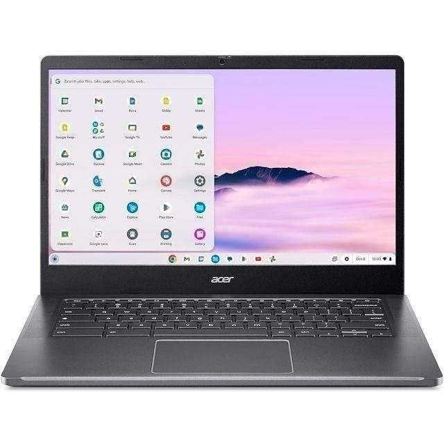 PC Portable Acer - Chromebook Plus CB514-4H-30AF - Chrome OS - 14 FHD IPS - Core i3-N305 - RAM 8Go - 512Go SSD