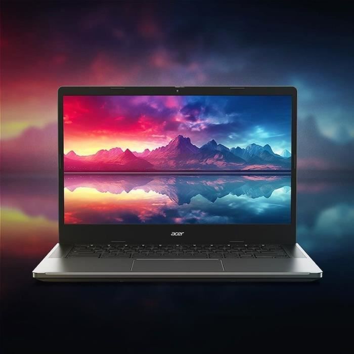PC Portable Acer - Chromebook Plus CB514-4H-30AF - Chrome OS - 14 FHD IPS - Core i3-N305 - RAM 8Go - 512Go SSD