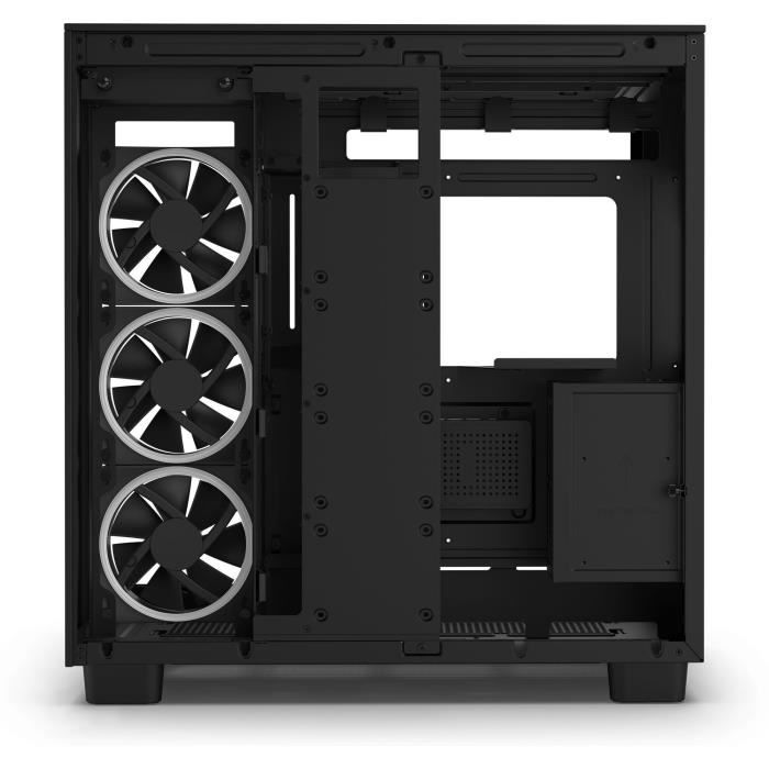 Boîtier moyen-tour - NZXT - H9 Elite - Verre trempé - Circulation d'air optimale - Noir