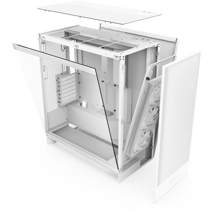 Boitier moyen-tour - NZXT - CM-H72FW-01 - H7 Flow - Blanc