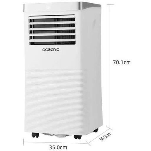 Climatiseur mobile monobloc - OCEANIC - 2930W - 10000 BTU - Programmable - Classe ÈnergÈtique A