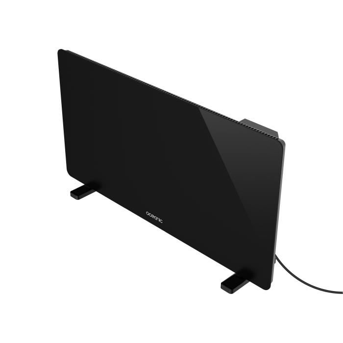 Radiateur convecteur Èlectrique mobile OCEANIC - 2000 W - Thermostat digital - Noir