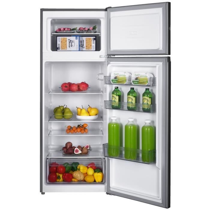 RÈfrigÈrateur congÈlateur haut OCEANIC OCEAF2D206S3 - 2 Portes - 206L - Froid statique - Silver