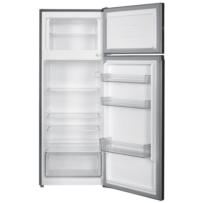 RÈfrigÈrateur congÈlateur haut OCEANIC OCEAF2D206S3 - 2 Portes - 206L - Froid statique - Silver