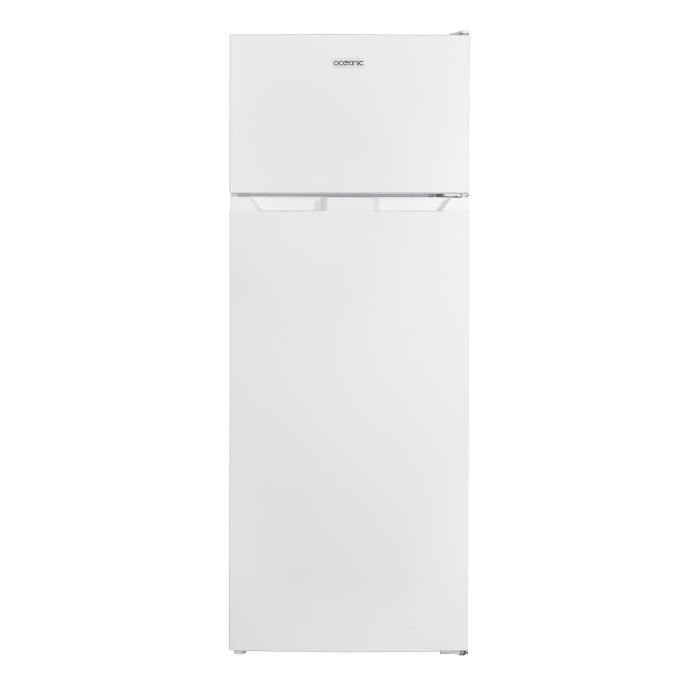 Réfrigérateur congélateur haut OCEANIC OCEAF2D206W3 - 2 Portes - 206L - Froid statique - Blanc