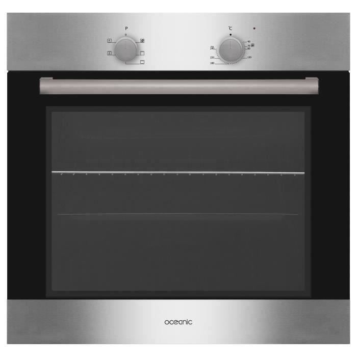 Four encastrable nettoyage catalyse - chaleur brassÈe OCEANIC F60IX Inox - 59,5 x 59,5 x 56,6 cm