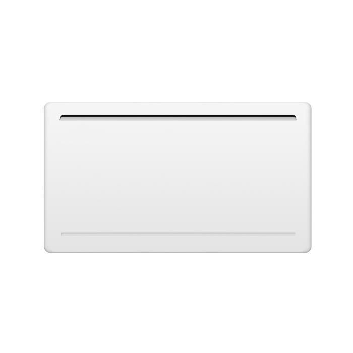 Radiateur Èlectrique fixe a inertie seche cÈramique 1500W OCEANIC Rubis - Design galbÈ - Blanc - NF