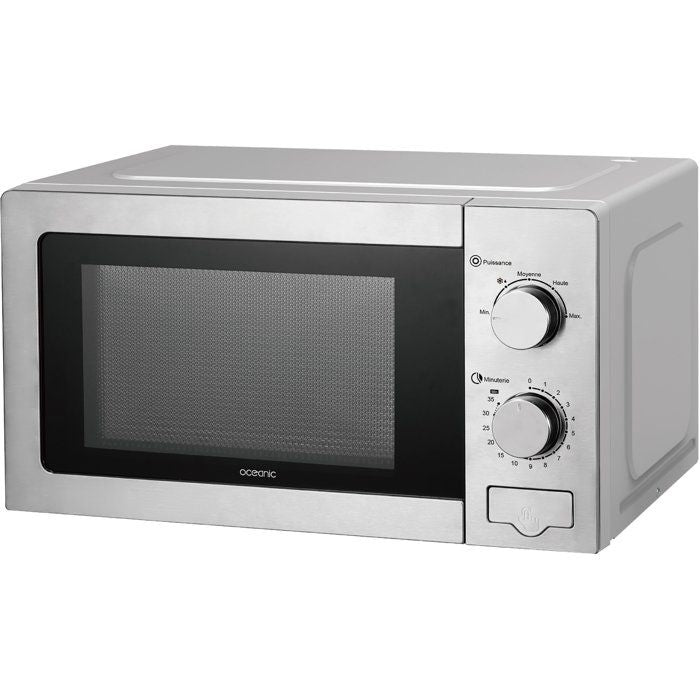 Micro-ondes monfonction OCEANIC MO20S Silver L45x H24 x P32,1 cm 20L