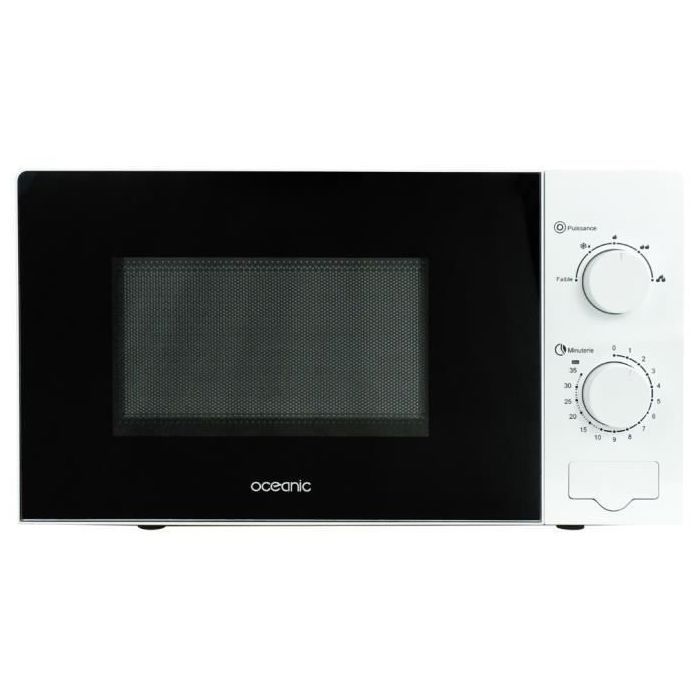 Micro-ondes OCEANIC MO20W11 Blanc 45,4 x H26,1 x P32,6 cm - 20L