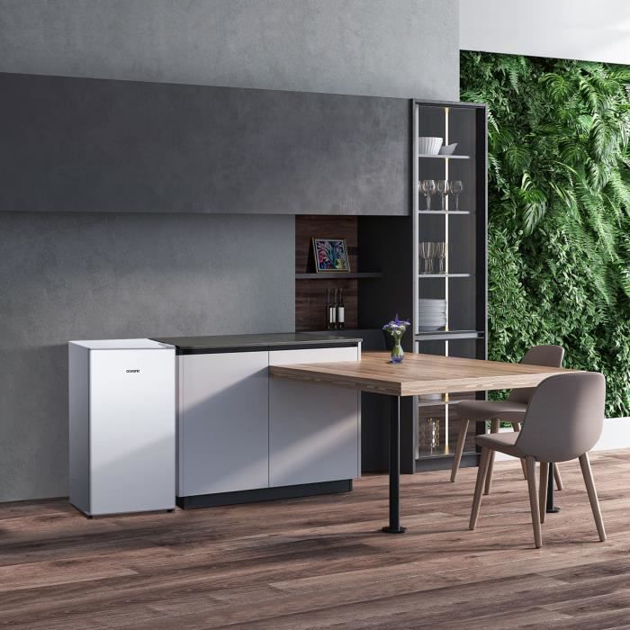 Réfrigérateur table top - OCEANIC - 90L - 37dB - Classe E - L44,5 x P47,5 x H85 cm - Blanc