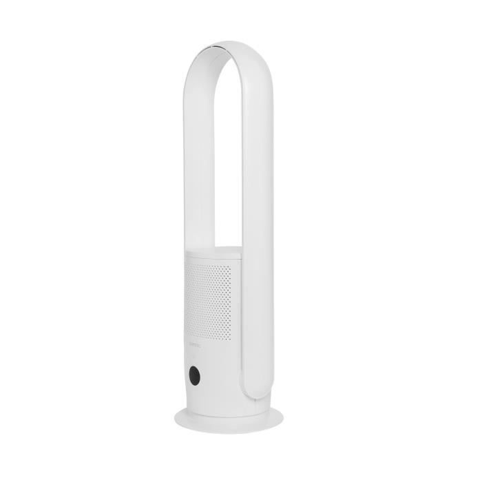 OCEANIC Ventilateur Purificateur d'Air avec filtre - Sans pale - Oscillation - 35W - H.80 cm - Minuterie 8h - TÈlÈcommande