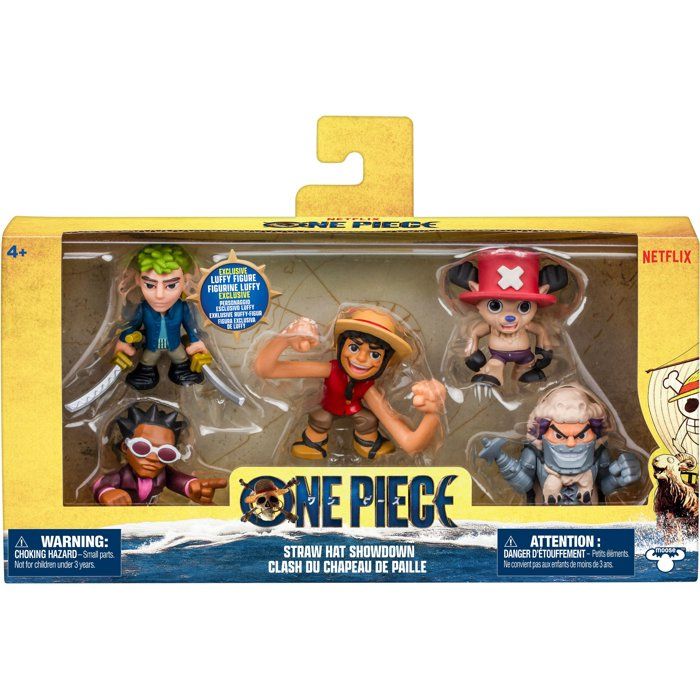 Pack de 5 minis figurines - ONE PIECE - Zoro, Chopper, Wapol, Mr. 5 et Luffy - Des 4 ans