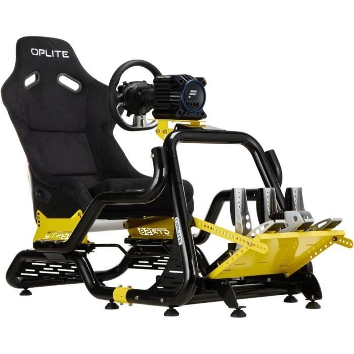 Cockpit de simulation racing - OPLITE - GTR S8 Elite Force - Jaune