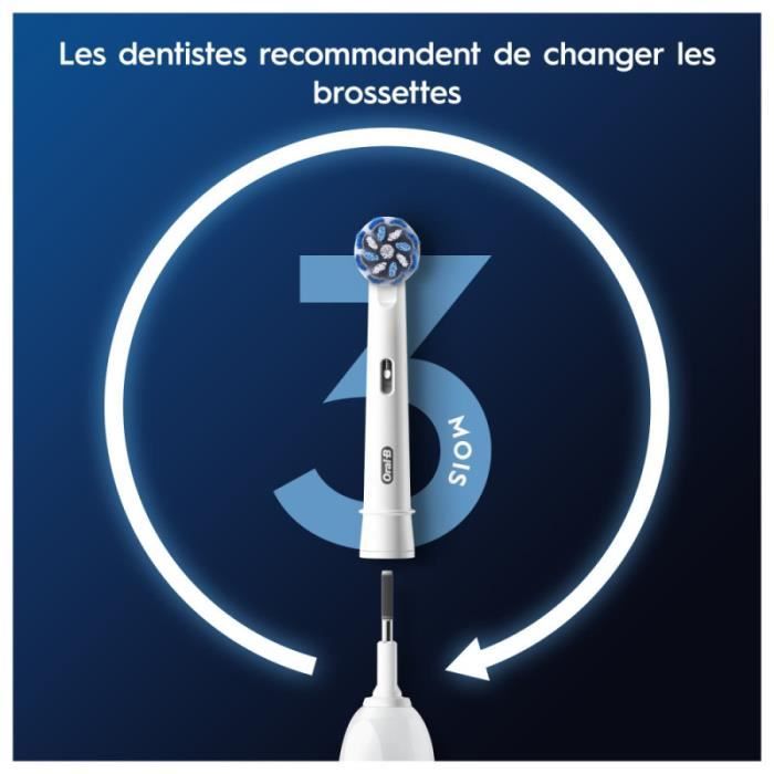Oral-B Pro Sensitive Clean Brossettes Pour Brosse a Dents, Pack De 3 UnitÈs