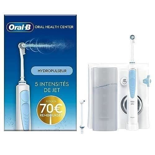 Brosse a dents électrique Oral B Jet Dentaire Oxyjet + 2 canules BLANC